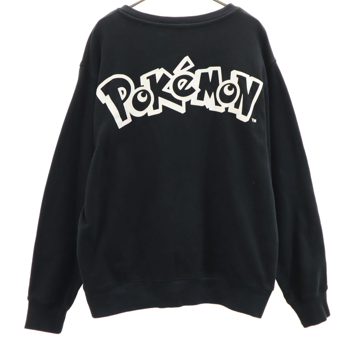 Levi's リーバイス Pok_mon ポケモン コラボ ピカチュウ 長袖 スウェット トレーナー S ブラック メンズ