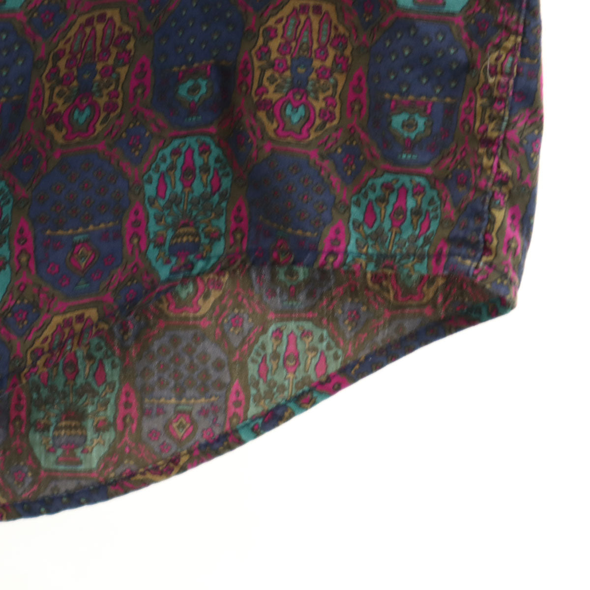 GAP ギャップ 90s オールド 総柄 長袖 コットンシャツ M マルチ メンズ