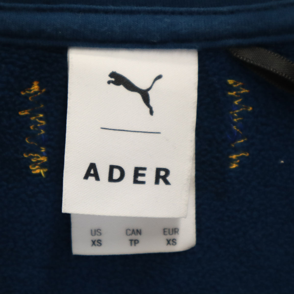 PUMA プーマ ADER error アーダーエラー コラボ 長袖 ジャージジャケット XS ネイビー系 メンズ