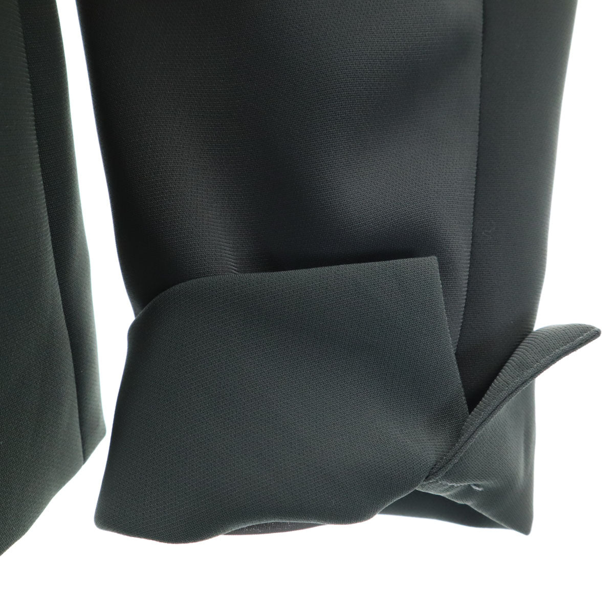 green label relaxing グリーンレーベルリラクシング UNITED ARROWS オープンカラー パンツスーツ 上下 セットアップ 40 グリーン系 レディース