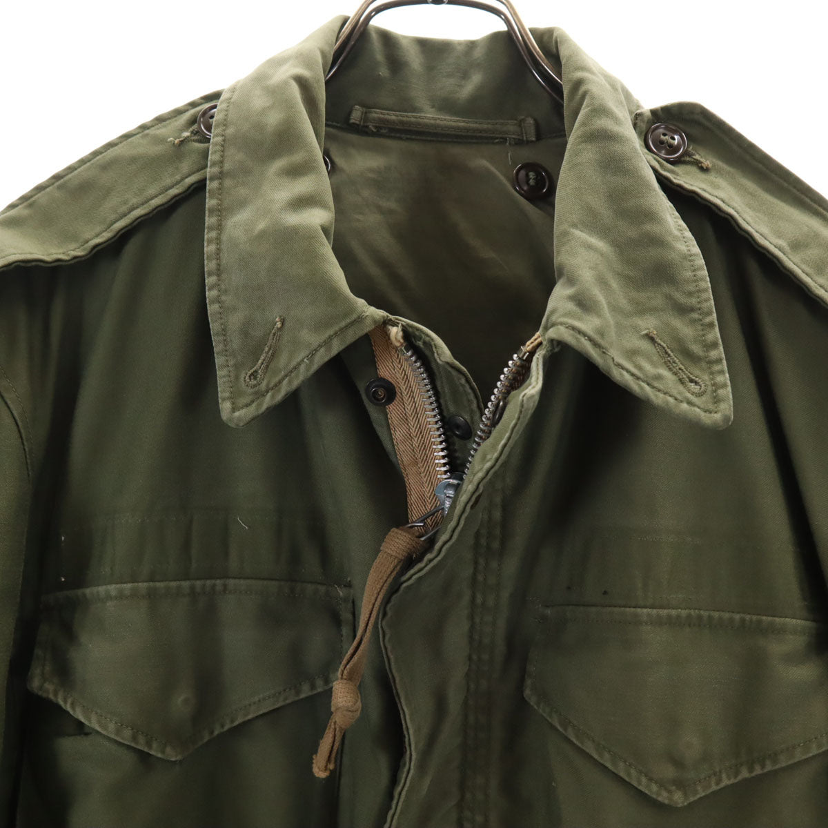 US ARMY アメリカ軍 50s M51ジャケット ヴィンテージ ミリタリージャケット S カーキ メンズ