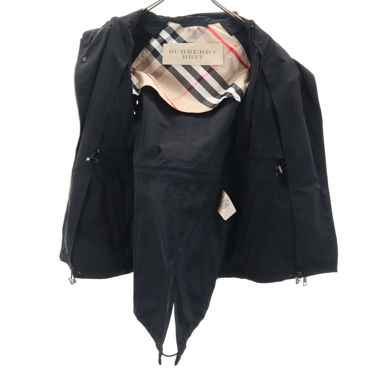 BURBERRY BRIT バーバリーブリット トレンチ ジャケット 6 ブラック メンズ