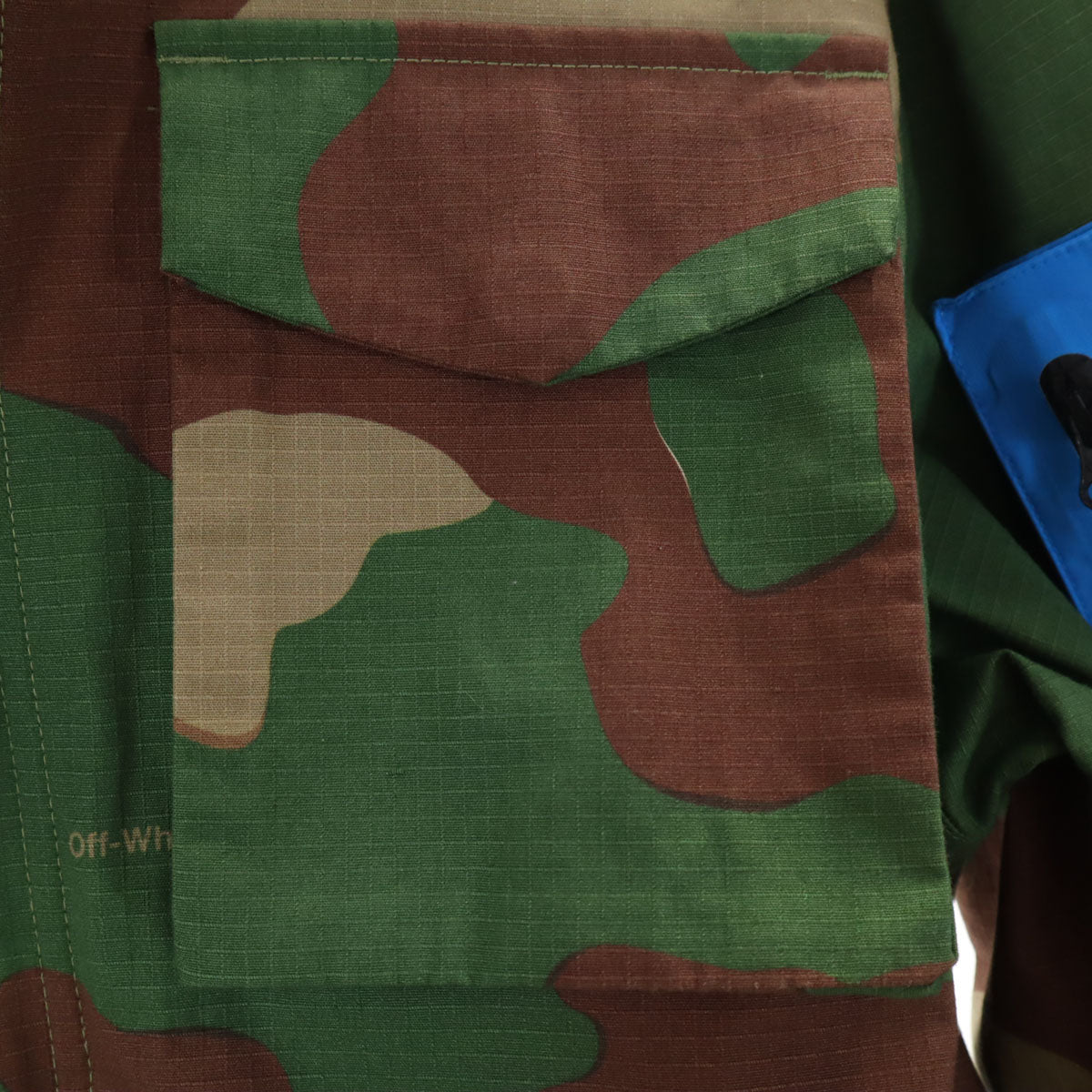 NIKE ナイキ OFF-WHITE オフホワイト コラボ カモフラ ジャケット S カーキ レディース