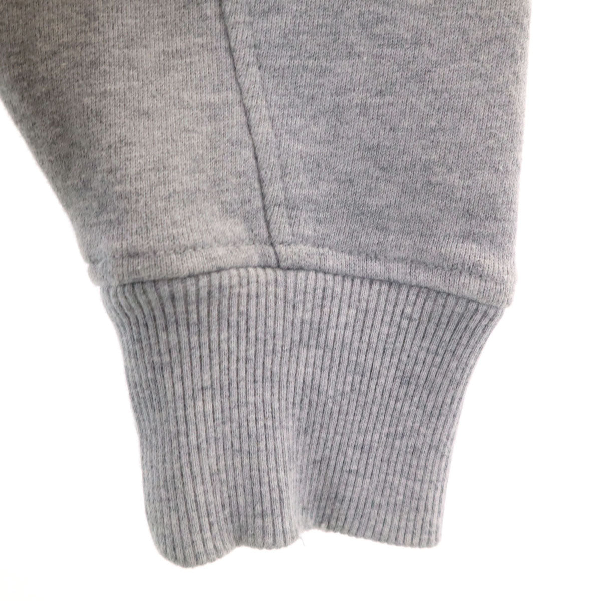 DIESEL ディーゼル 長袖 ダメージ加工 サイドレースアップ デニム切替 ジップパーカー XXS グレー レディース