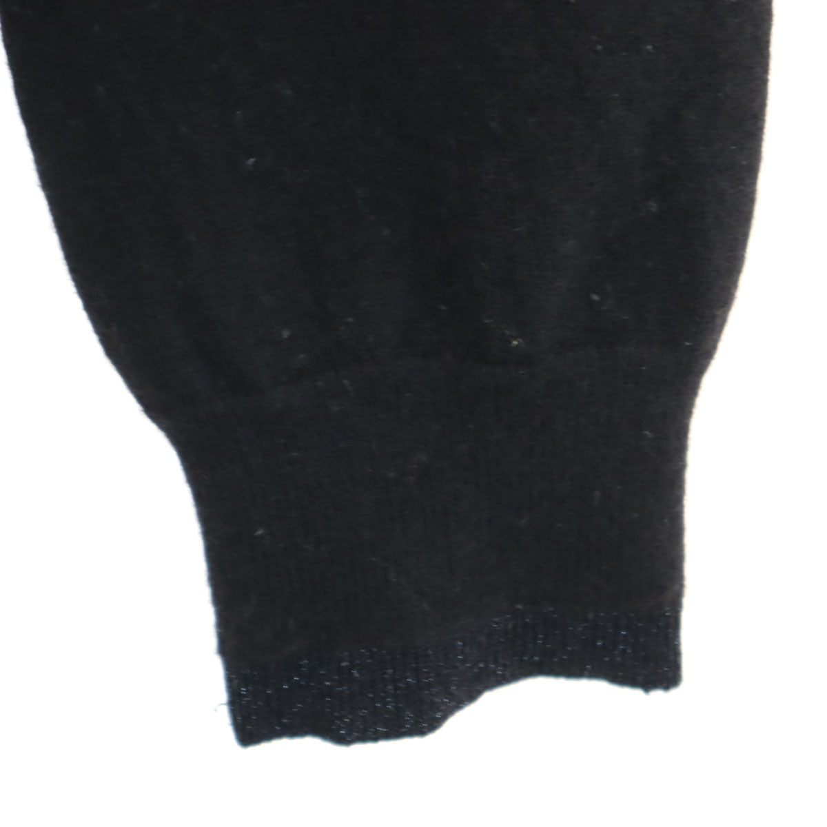 YVES SAINT LAURENT イヴサンローラン 90s 日本製 オールド 長袖 ニット M ブラック レディース