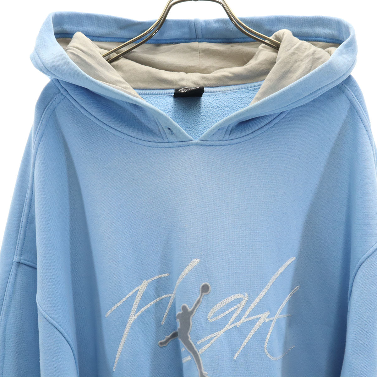 AIR JORDAN エアジョーダン ジャンプマンロゴ 長袖 スウェットパーカー 3XL 水色 ビッグサイズ メンズ