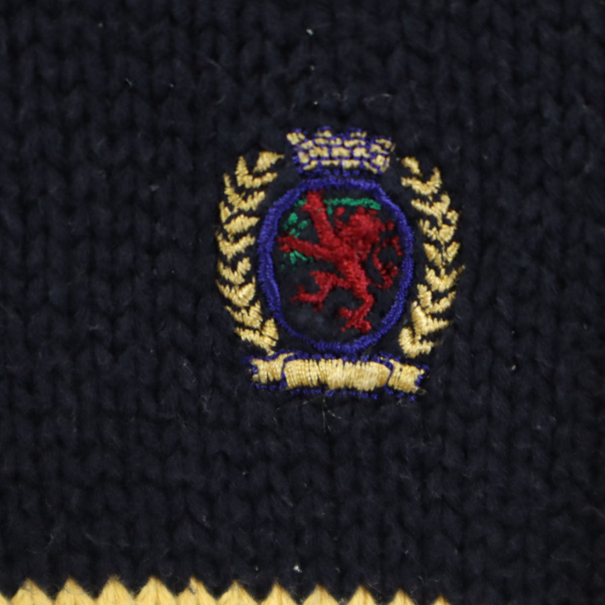 TOMMY HILFIGER トミーヒルフィガー 90s オールド フラッグタグ ボーダー 長袖 セーター M マルチ ニット メンズ