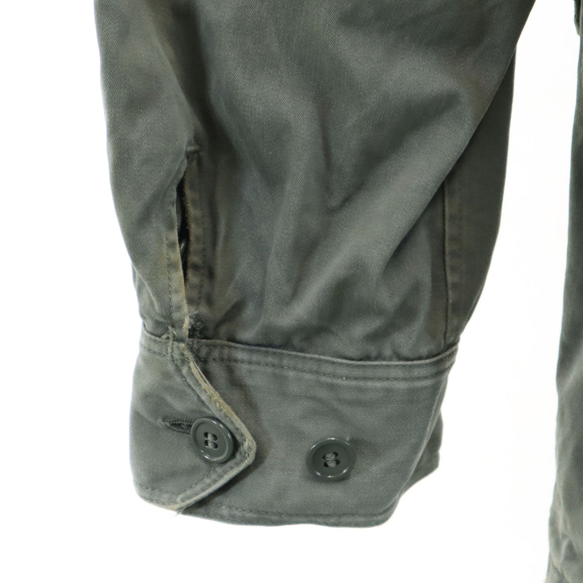 US AIR FORCE アメリカ空軍 50s ヴィンテージ 黒タグ キャトル ジャケット L セージグリーン系 フィールド メンズ