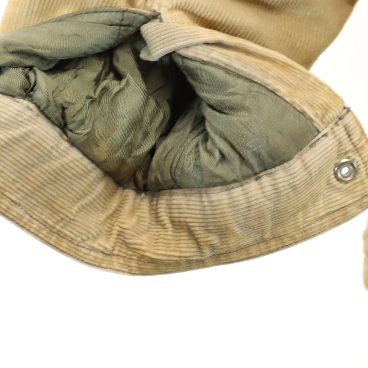 Quiksilver クイックシルバー 90s オールド コーデュロイジャケット L ベージュ 中綿 メンズ