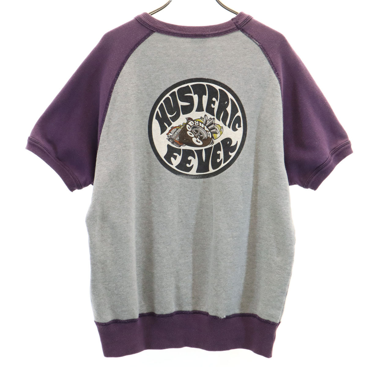 HYSTERIC GLAMOUR ヒステリックグラマー バックロゴ 半袖 スウェット FREE グレー レディース