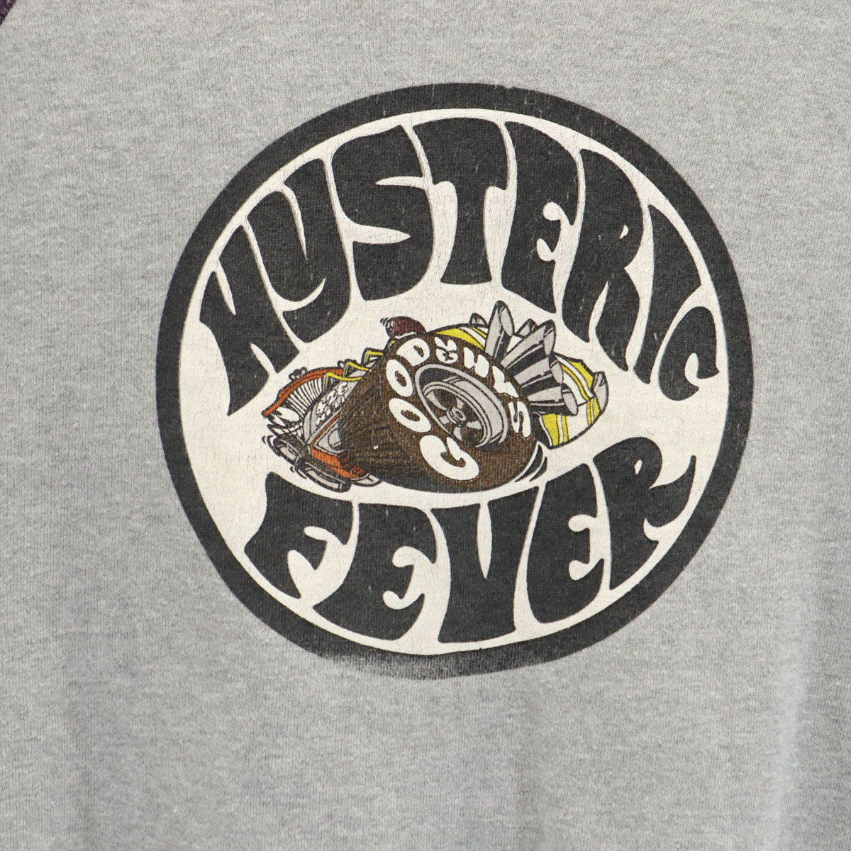 HYSTERIC GLAMOUR ヒステリックグラマー バックロゴ 半袖 スウェット FREE グレー レディース