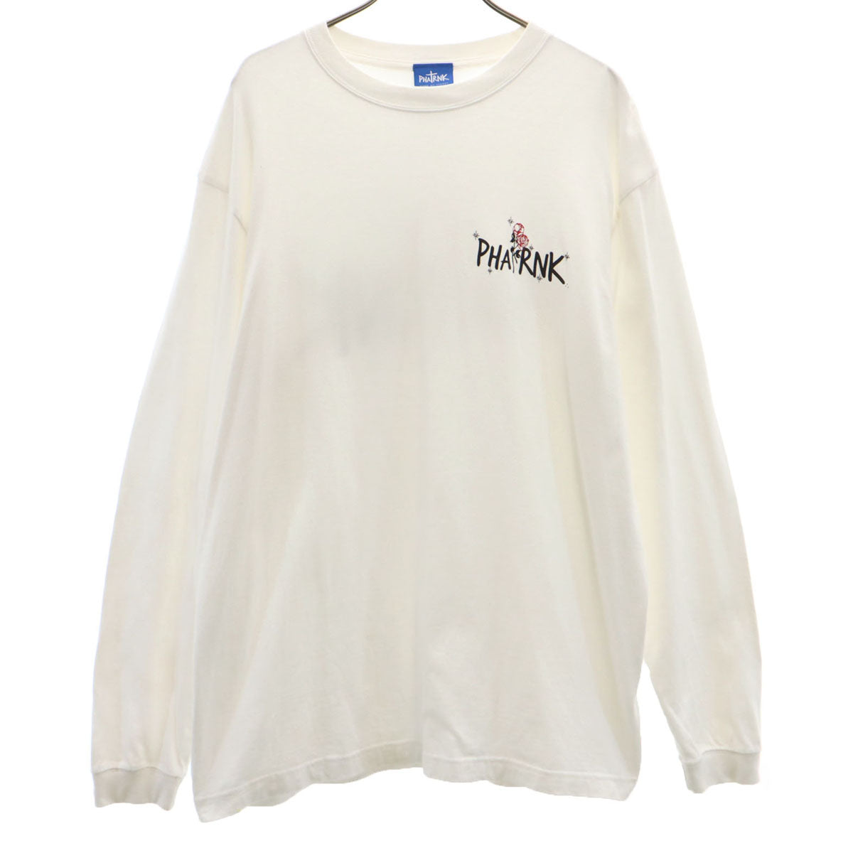 PHATRNK ファットランク バックロゴ 長袖 Tシャツ XL ホワイト ロンT メンズ