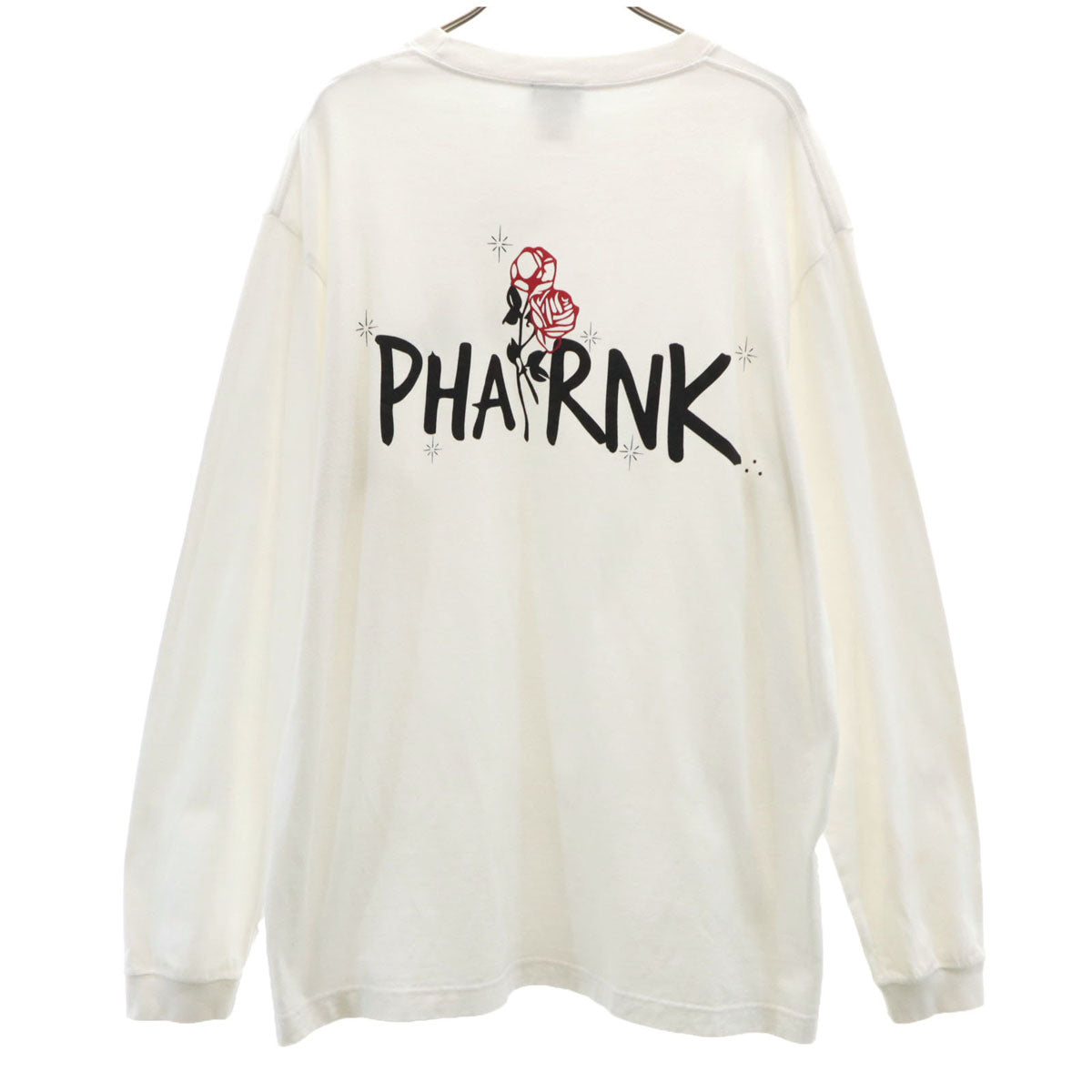 PHATRNK ファットランク バックロゴ 長袖 Tシャツ XL ホワイト ロンT メンズ