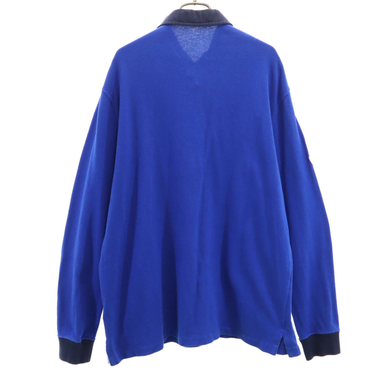 POLO RALPH LAUREN ポロラルフローレン ポロベア刺繍 長袖 ラガーシャツ L ブルー メンズ