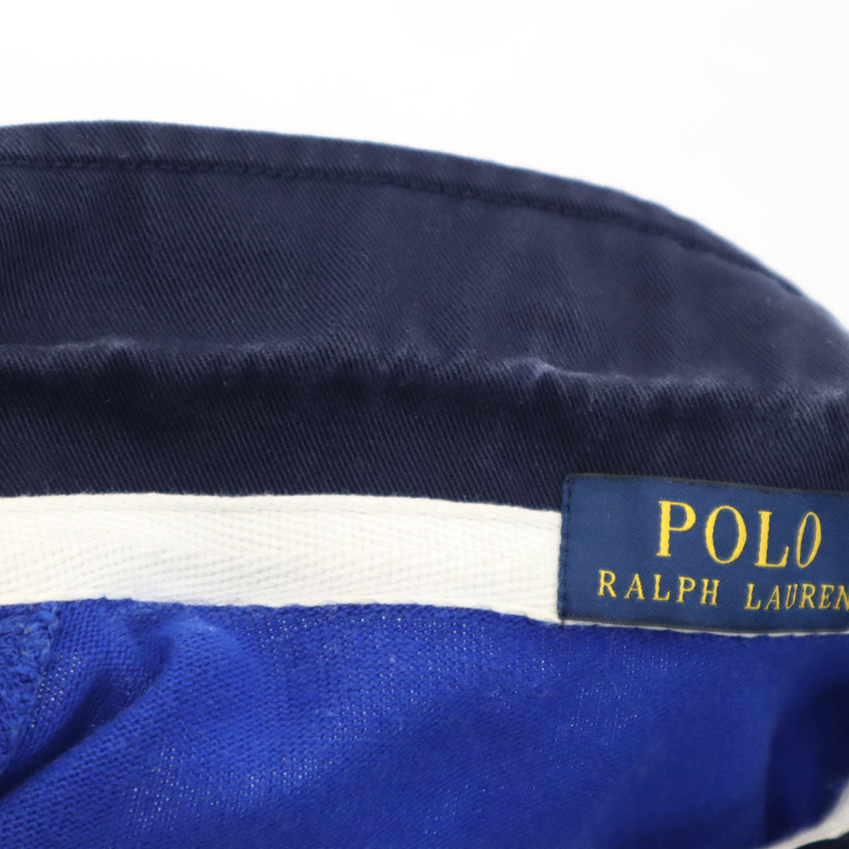 POLO RALPH LAUREN ポロラルフローレン ポロベア刺繍 長袖 ラガーシャツ L ブルー メンズ