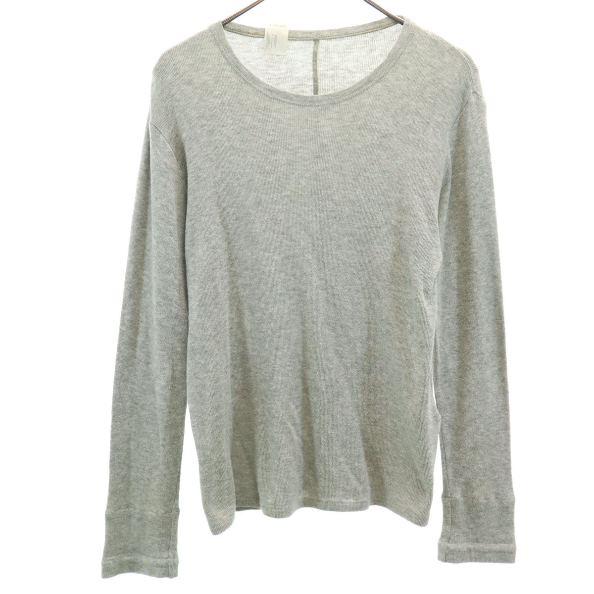 N.HOOLYWOOD エヌハリウッド 日本製 長袖 ニット 38 グレー メンズ