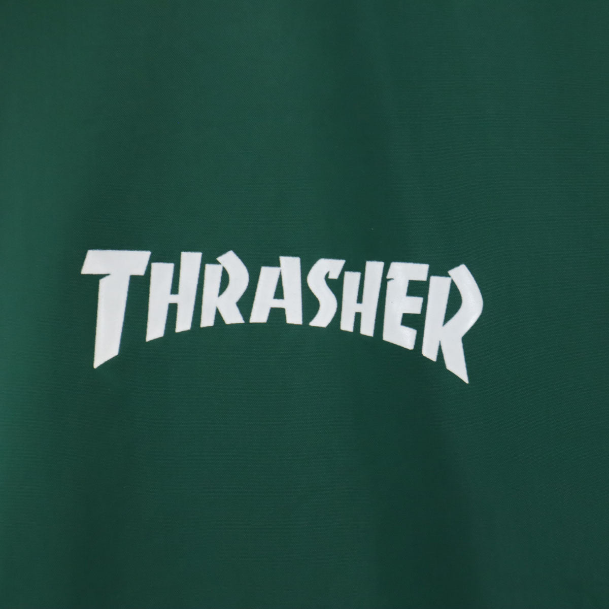 THRASHER スラッシャー バックロゴ コーチジャケット L グリーン メンズ