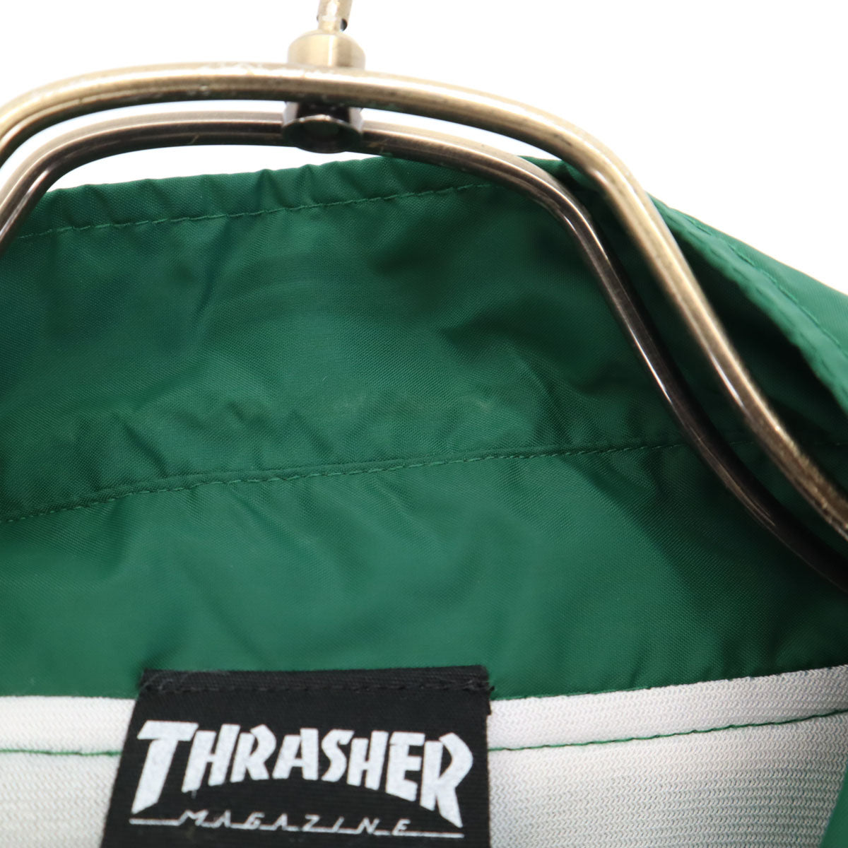 THRASHER スラッシャー バックロゴ コーチジャケット L グリーン メンズ
