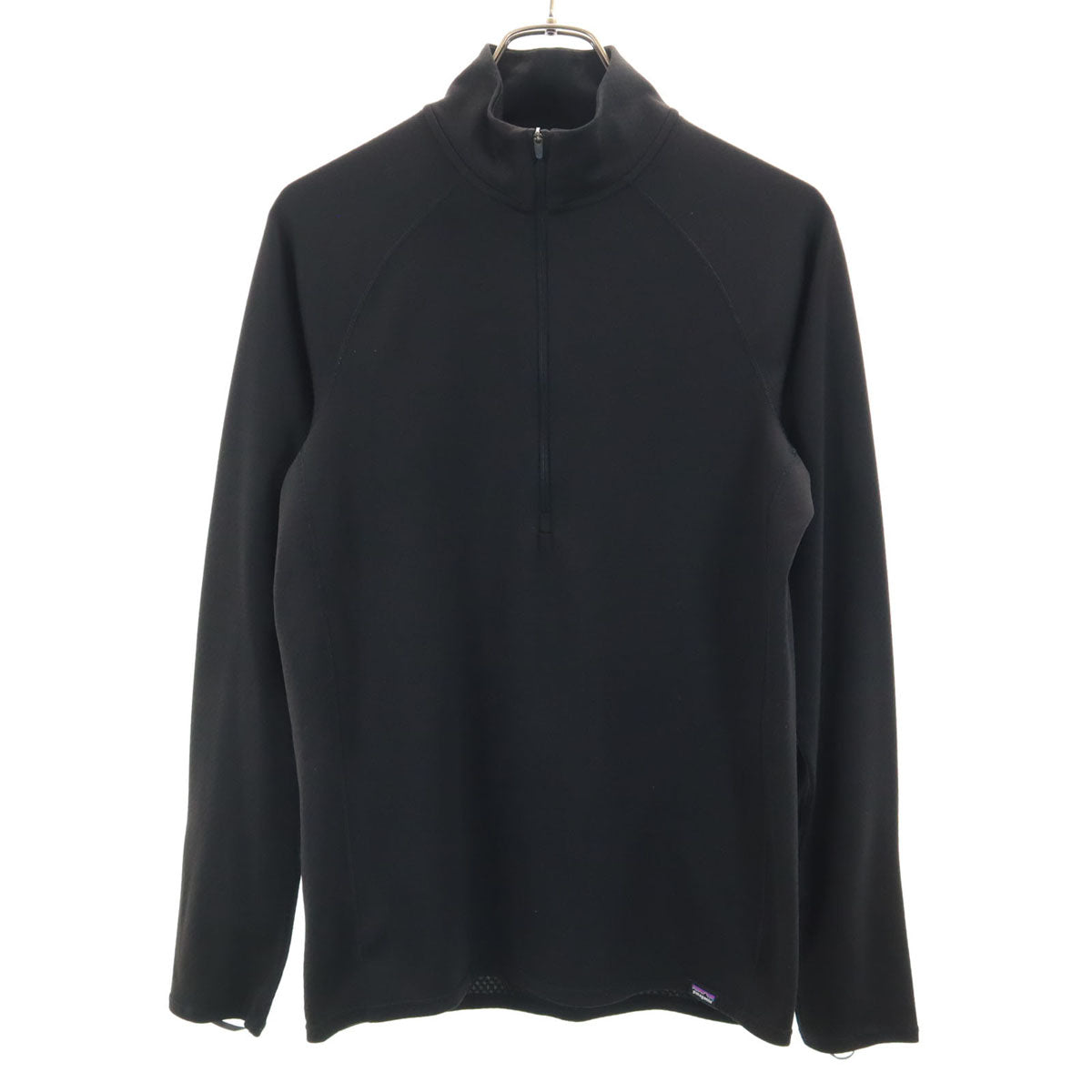 patagonia パタゴニア 長袖 キャプリーン ミッドウェイト ジップネック シャツ S ブラック アウトドア 44447SP23 メンズ
