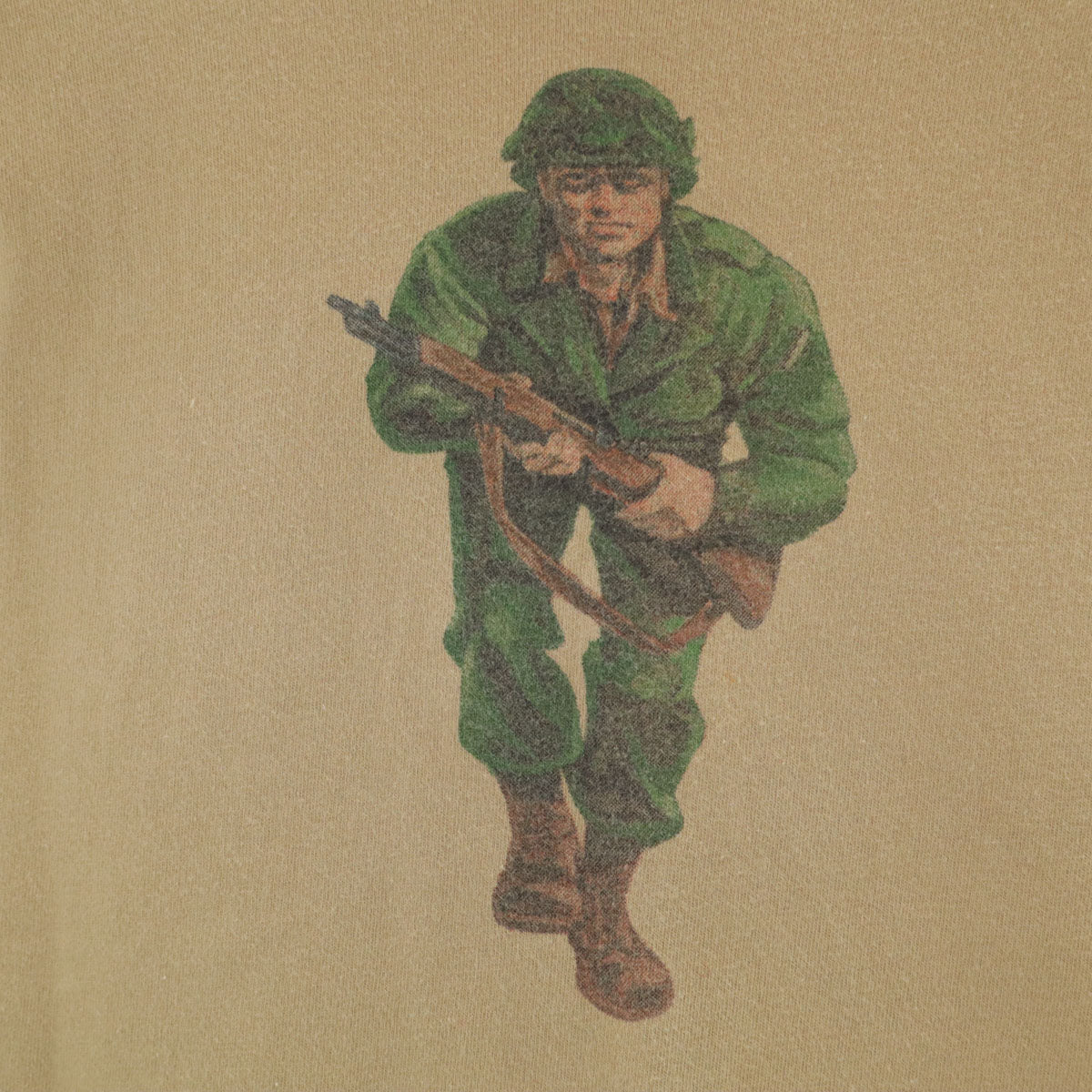 STANLEY DESANTIS 90s オールド G.I. JOE 半袖 Tシャツ M ベージュ メンズ
