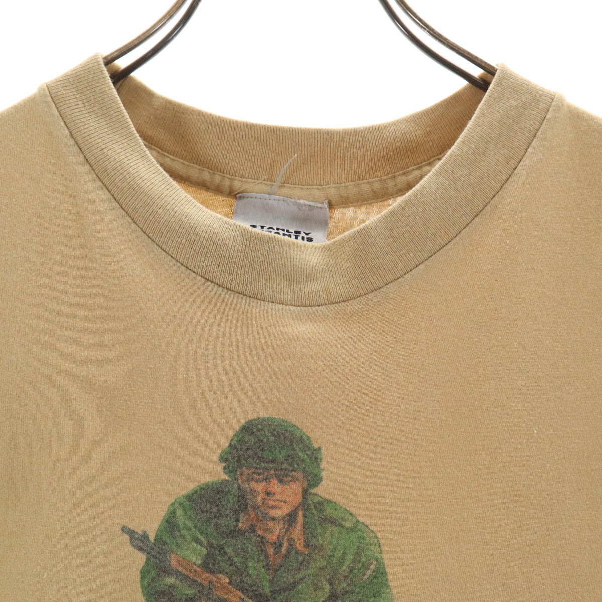 STANLEY DESANTIS 90s オールド G.I. JOE 半袖 Tシャツ M ベージュ メンズ