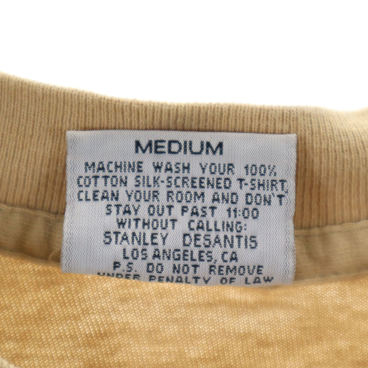 STANLEY DESANTIS 90s オールド G.I. JOE 半袖 Tシャツ M ベージュ メンズ