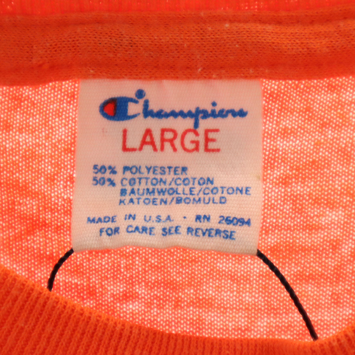 Champion チャンピオン 80s USA製 ヴィンテージ トリコタグ NFL マイアミ・ドルフィンズ 半袖 Tシャツ L オレンジ シングルステッチ メンズ