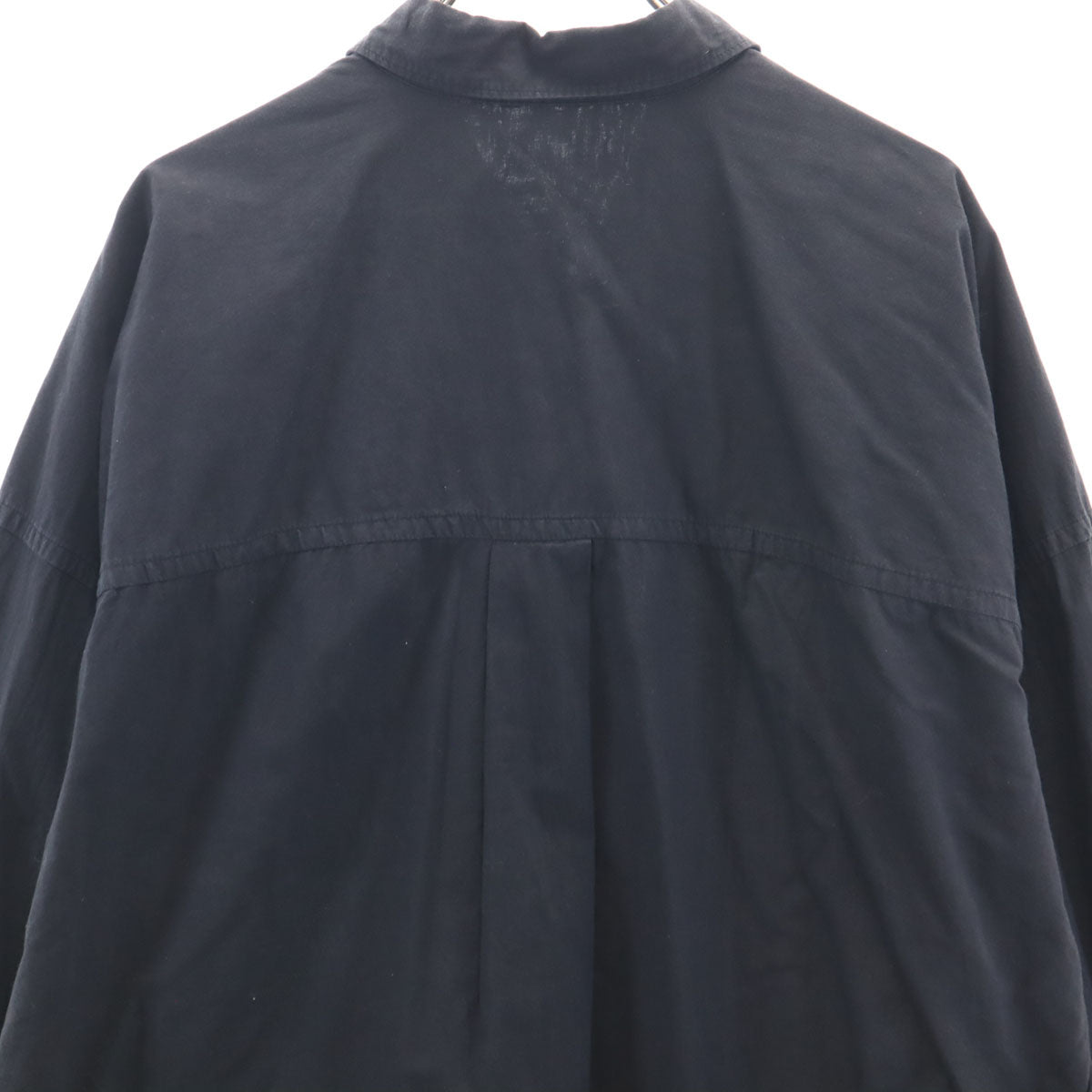 mercibeaucoup. メルシーボークー 長袖 ロング コットンシャツ 1 ブラック レディース