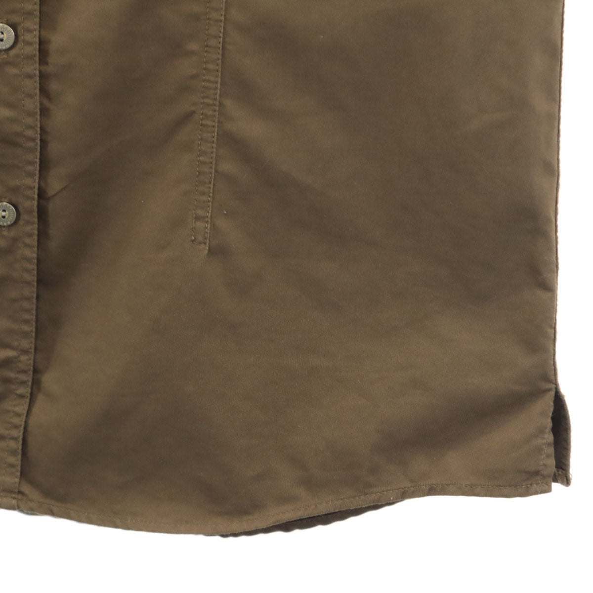 EPOCA UOMO エポカウォモ 長袖 ミリタリーシャツ 46 ブラウン メンズ