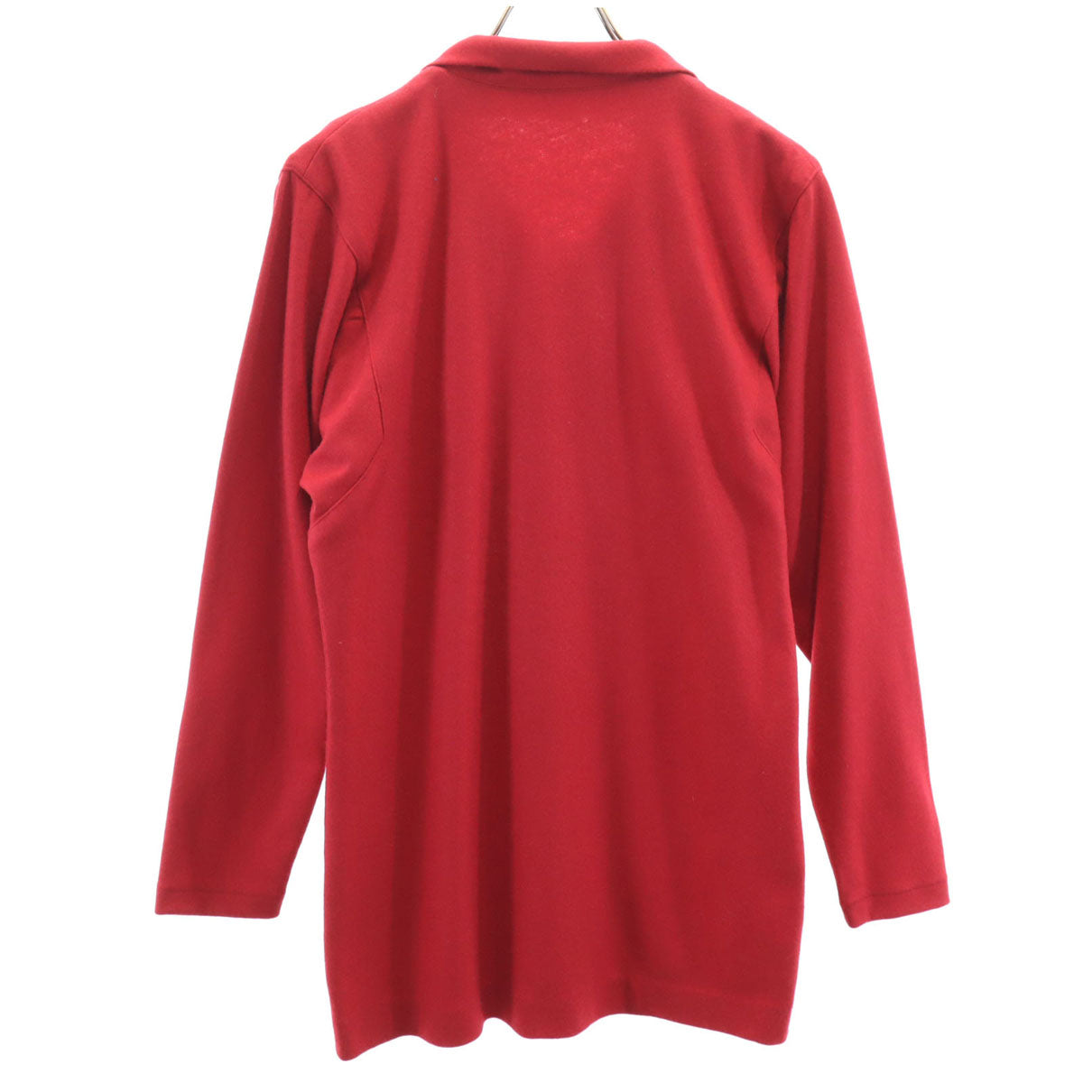 LANCEL ランセル モックネック ニットジャケット M レッド レディース