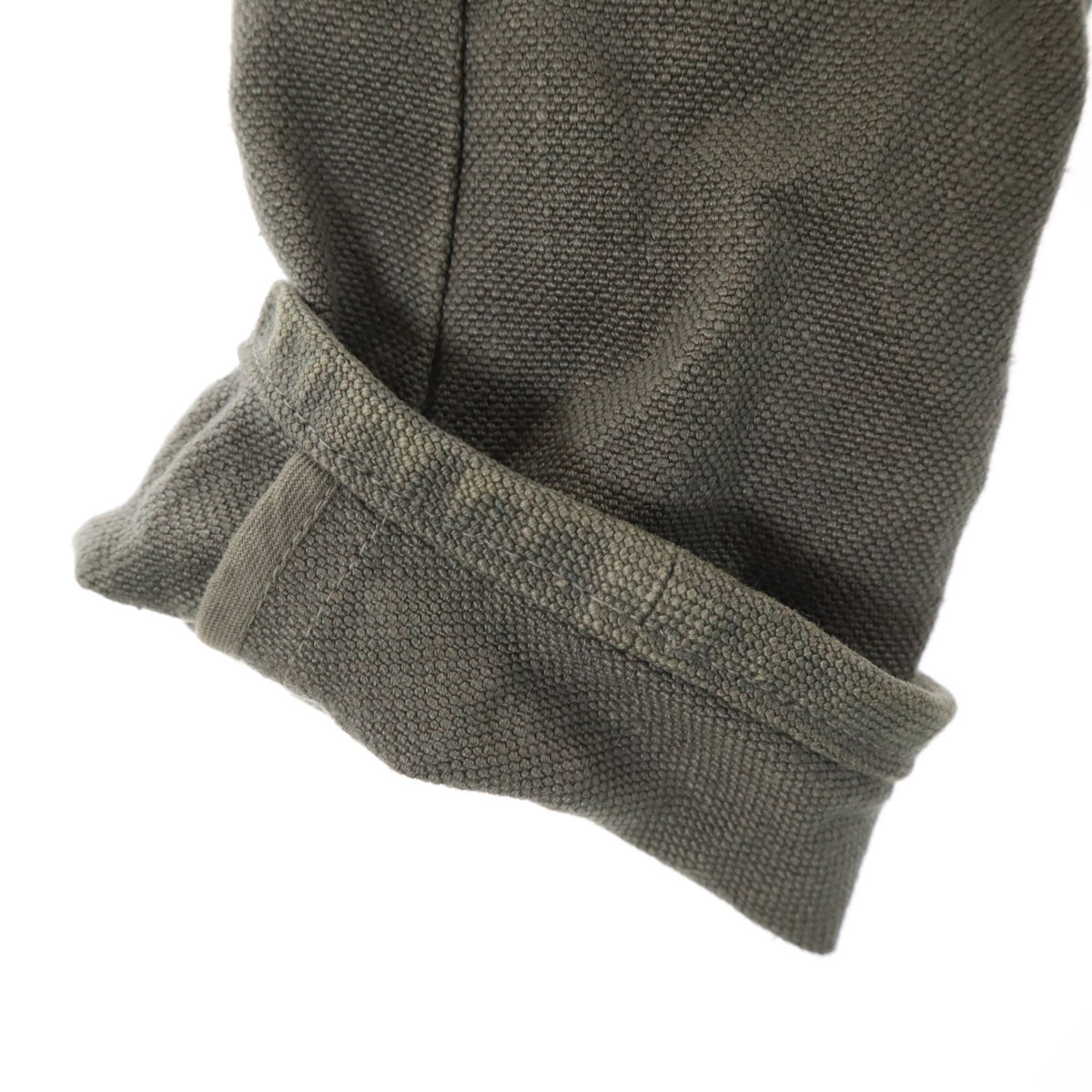 ゴーシュ 日本製 リネン ジャケット 2 カーキ レディース