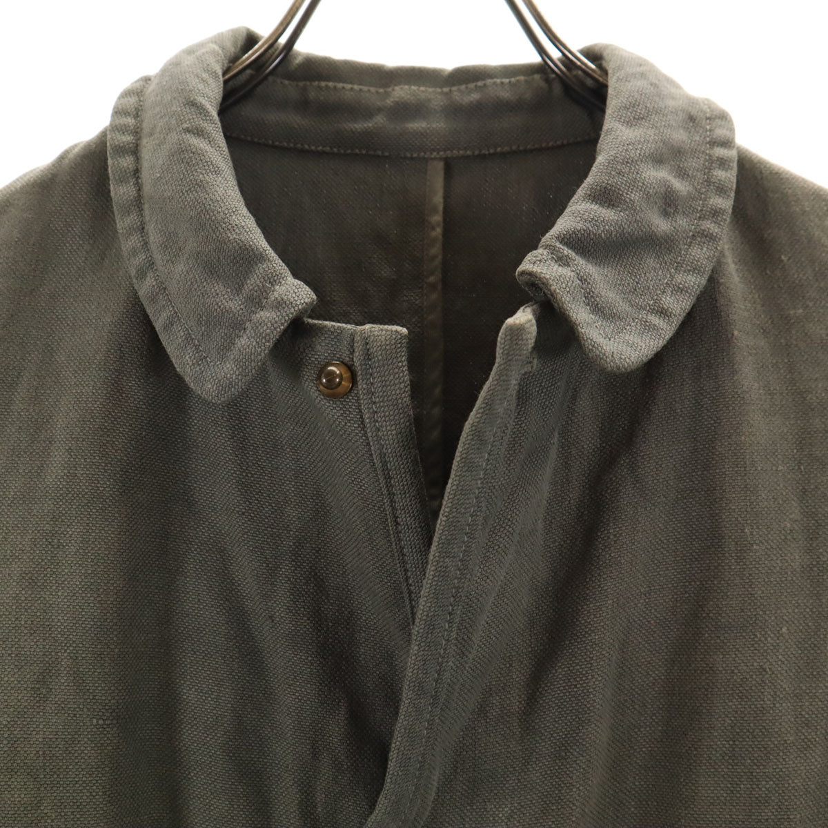 ゴーシュ 日本製 リネン ジャケット 2 カーキ レディース