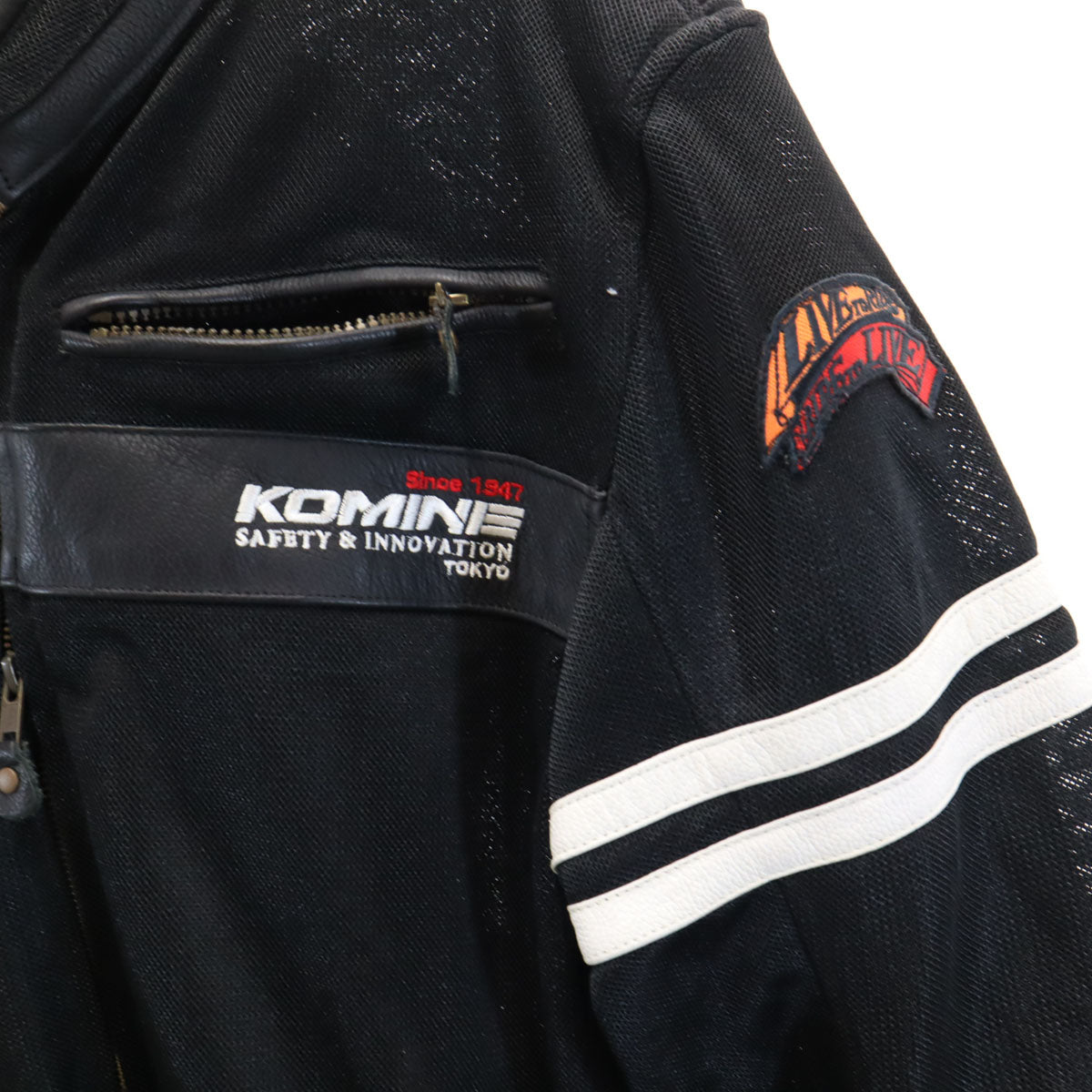KOMINE コミネ バイク メッシュ ジャケット XL 黒 メンズ