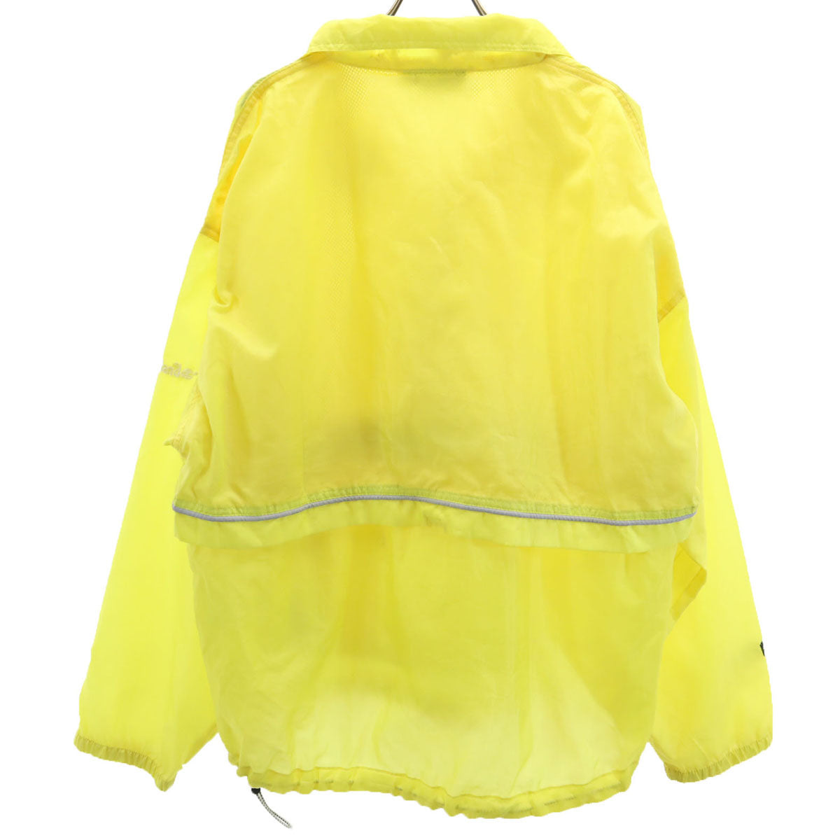 Timberland ティンバーランド ハーフジップ ナイロンジャケット M イエロー プルオーバー メンズ