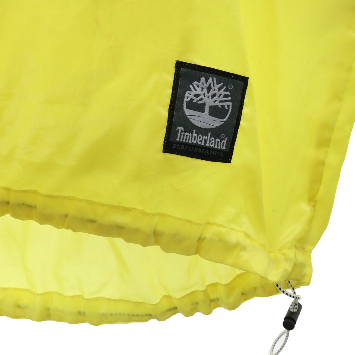 Timberland ティンバーランド ハーフジップ ナイロンジャケット M イエロー プルオーバー メンズ