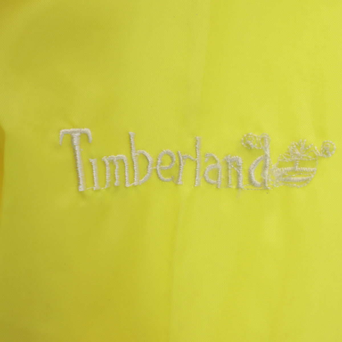 Timberland ティンバーランド ハーフジップ ナイロンジャケット M イエロー プルオーバー メンズ