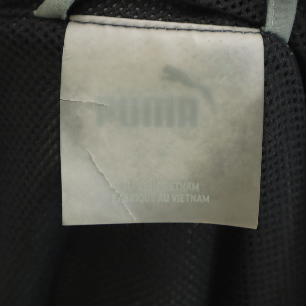 PUMA プーマ ジップパーカー M カーキグレー ウィンドブレーカー 裏メッシュ メンズ