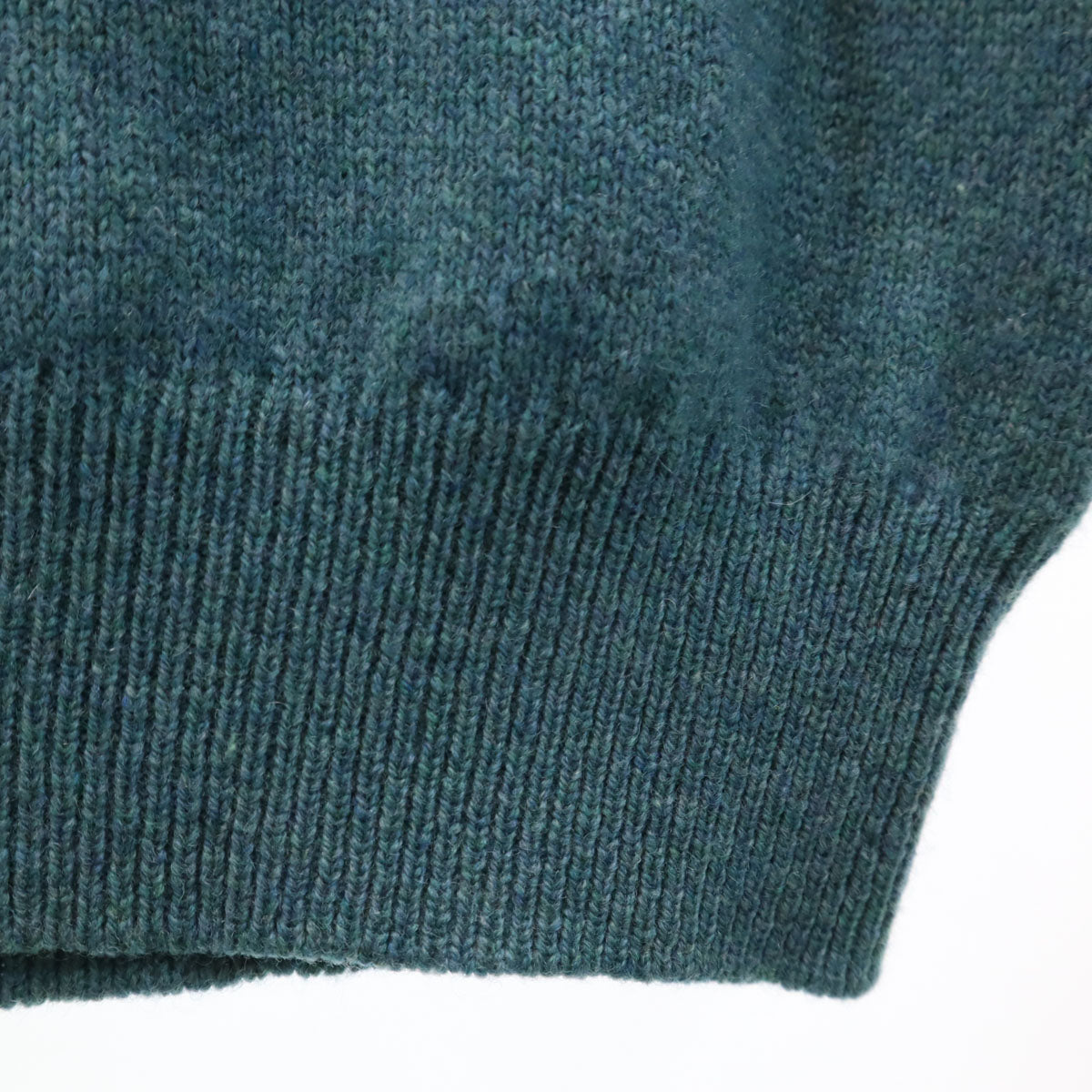 Burberrys バーバリーズ 90s イングランド製 ウール オールド 長袖 セーター 38 ブルーグリーン メンズ