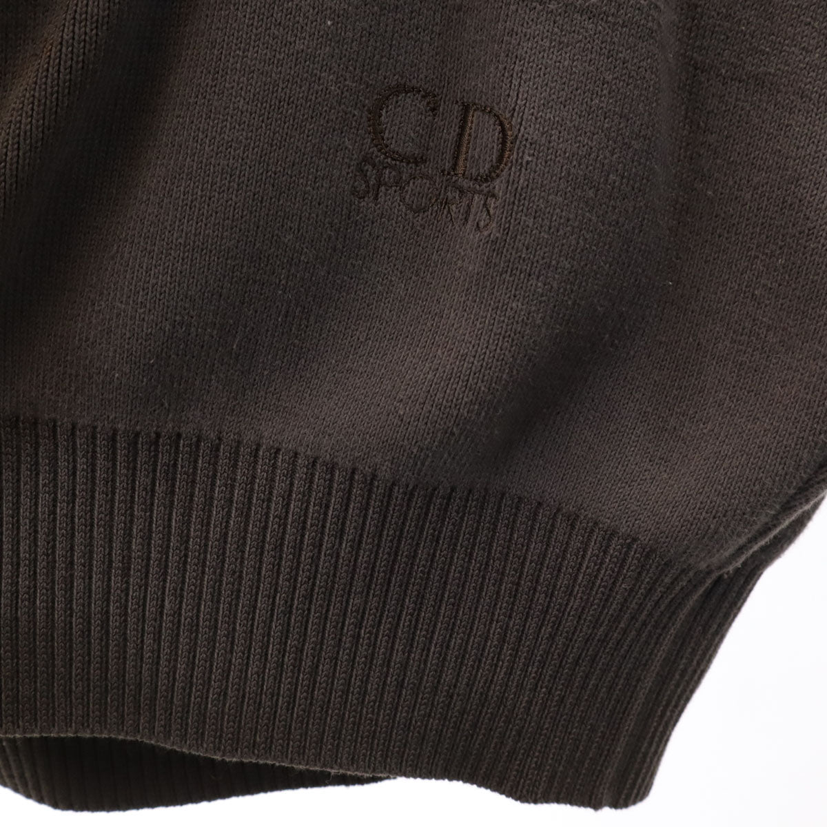 Christian Dior SPORTS クリスチャンディオールスポーツ 90s オールド 長袖 カーディガン L ブラウン レディース
