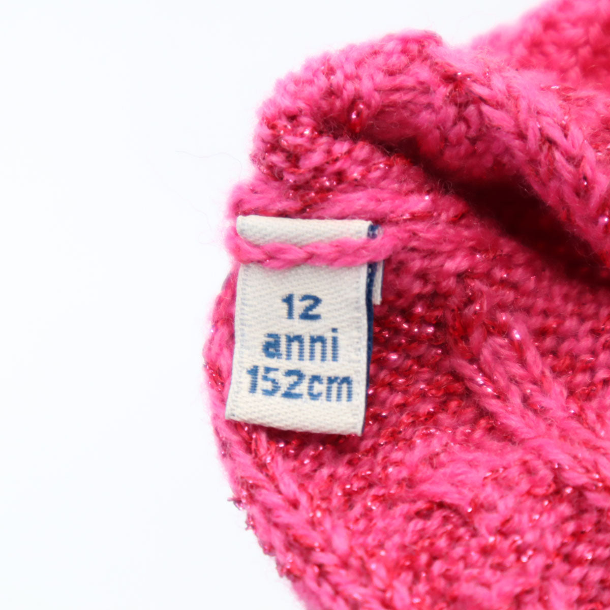 MONCLER モンクレール ブルガリア製 長袖 ニット ワンピース 12 ピンク キッズ