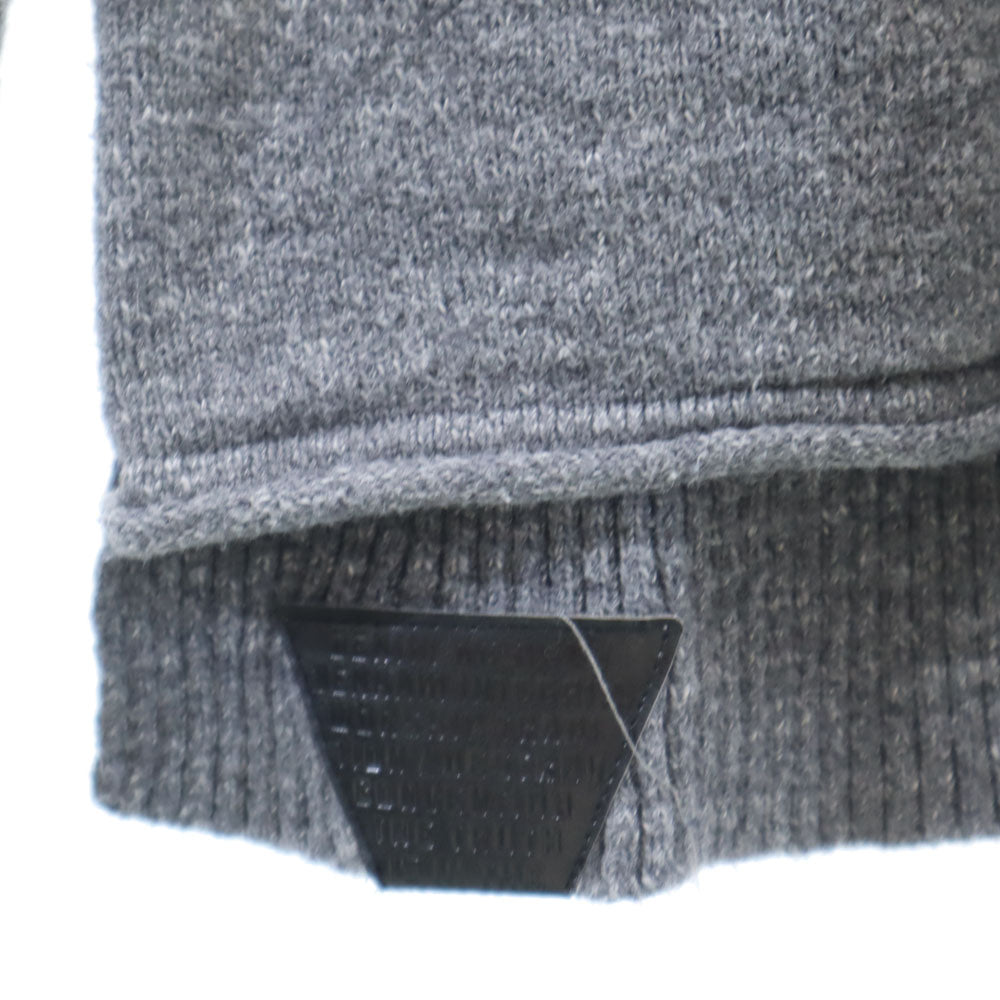 DENHAM デンハム 長袖 コットン ニット M グレー メンズ