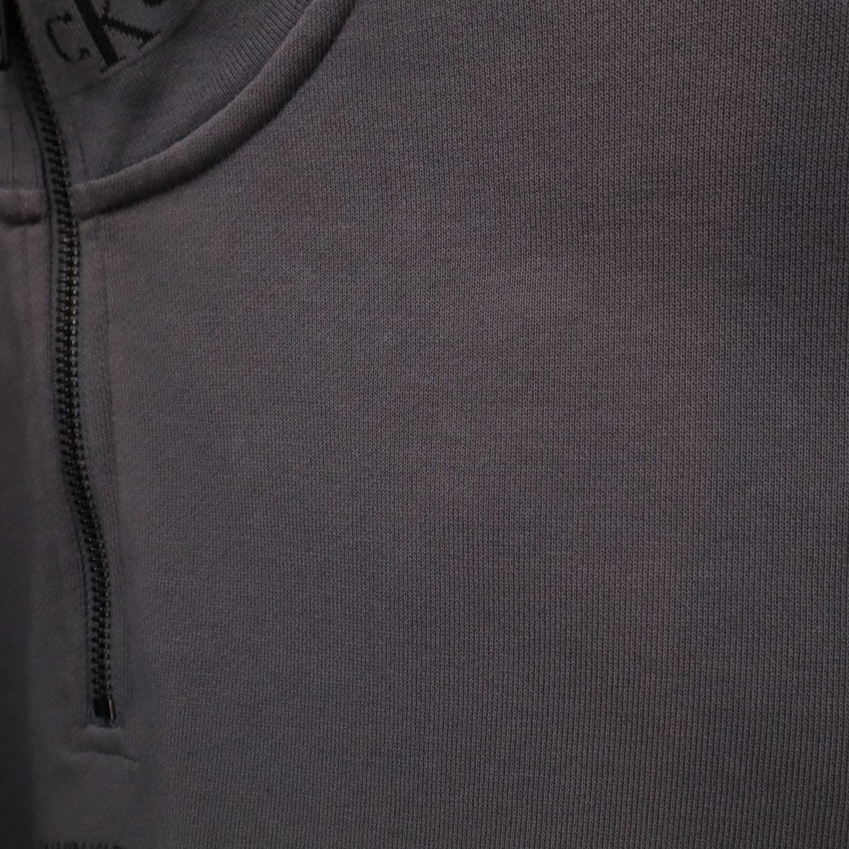 Calvin klein Jeans カルバンクラインジーンズ 長袖 ハーフジップ スウェット S チャコールグレー メンズ