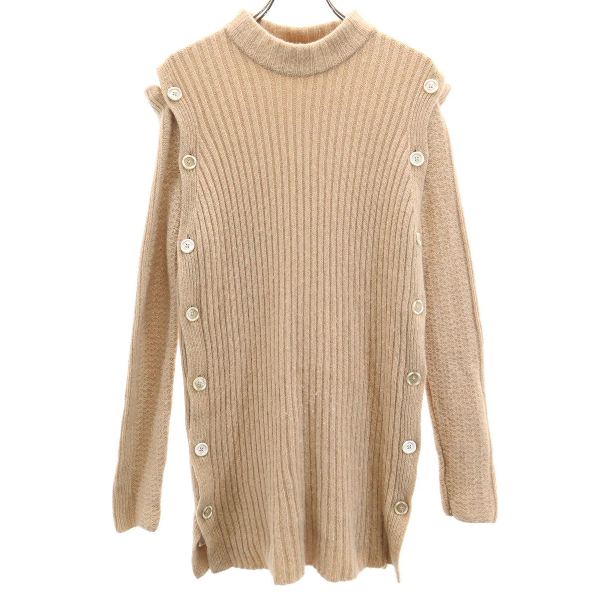 MARNI マルニ イタリア製 長袖 2WAY セーター 36 ベージュ ニット レディース