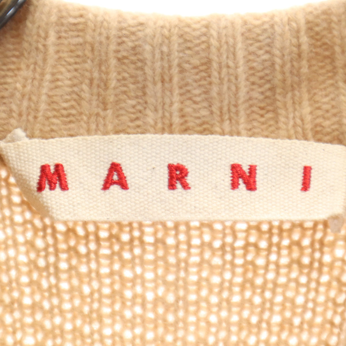 MARNI マルニ イタリア製 長袖 2WAY セーター 36 ベージュ ニット レディース