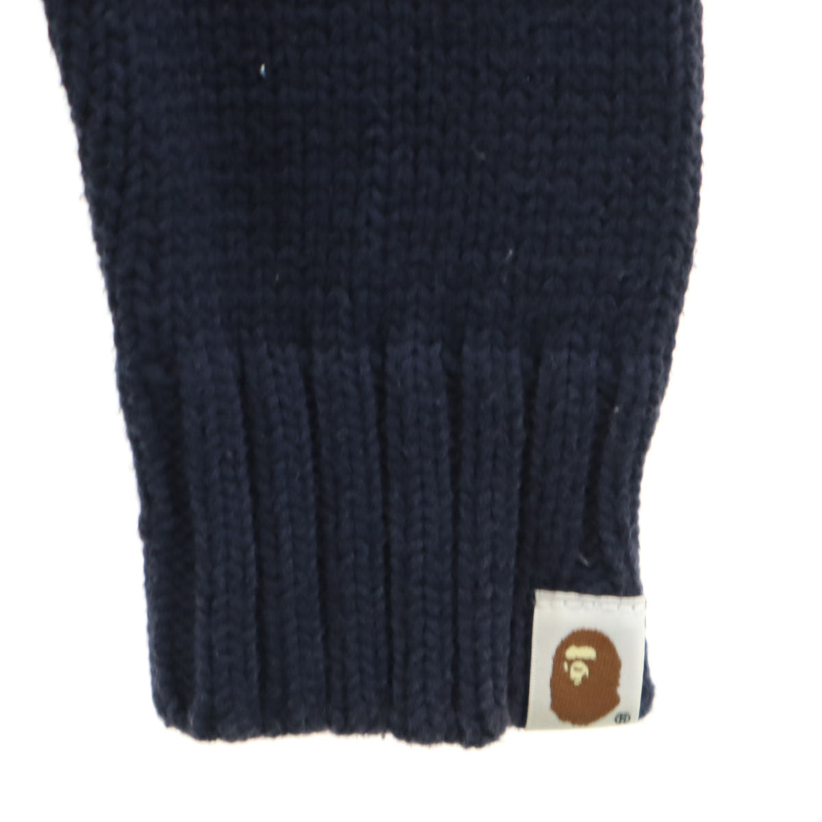 A BATHING APE アベイシングエイプ 長袖 セーター S ネイビー ニット メンズ