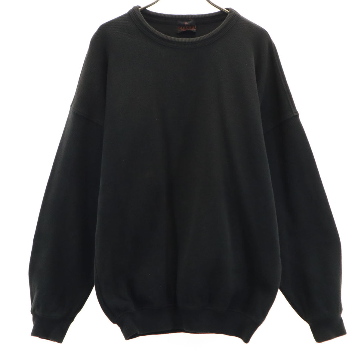 santa fe サンタフェ 90s 日本製 オールド バック刺繍 長袖 スウェット トレーナー 5 黒 メンズ