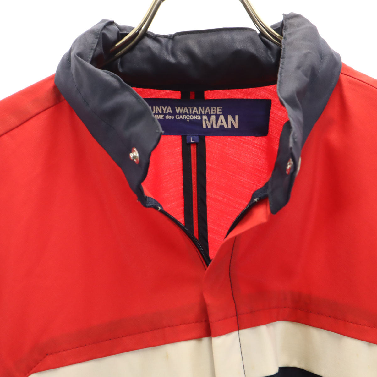 JUNYA WATANABE COMME des GARCONS MAN ジュンヤワタナベコムデギャルソンマン 2002年 日本製 ジップジャケット L 赤系 メンズ