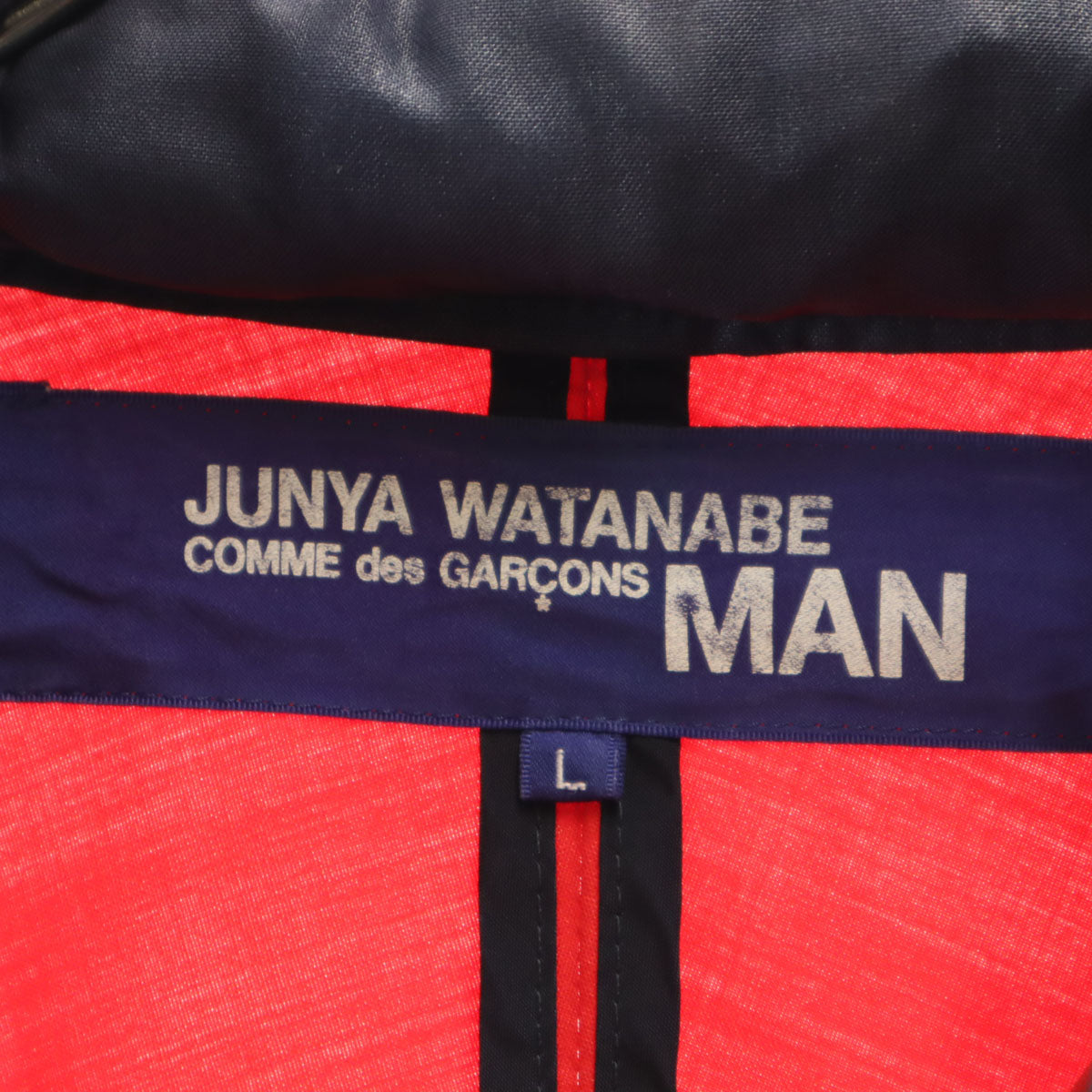 JUNYA WATANABE COMME des GARCONS MAN ジュンヤワタナベコムデギャルソンマン 2002年 日本製 ジップジャケット L 赤系 メンズ