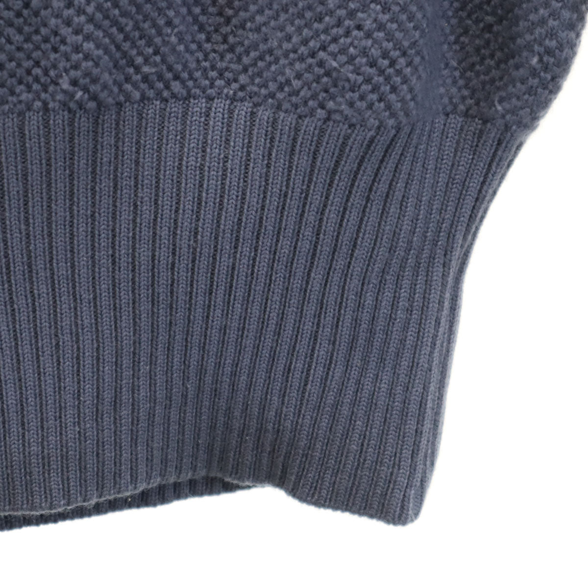 YVES SAINT LAURENT イヴサンローラン 80s 90s オールド 長袖 セーター M ブルー系 ニット レディース