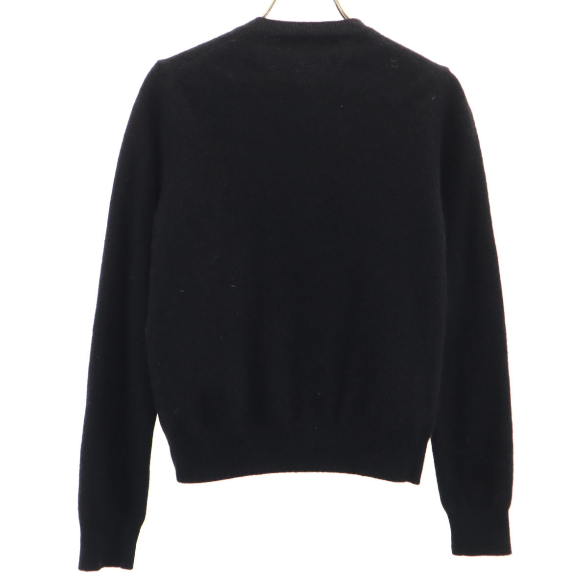 PLAY COMME des GARCONS プレイコムデギャルソン 日本製 ウール 長袖 カーディガン L ブラック系 ニット レディース